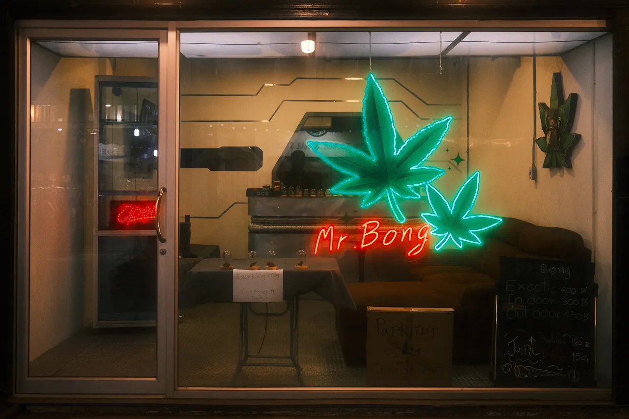 Mr Bong shop in Pai