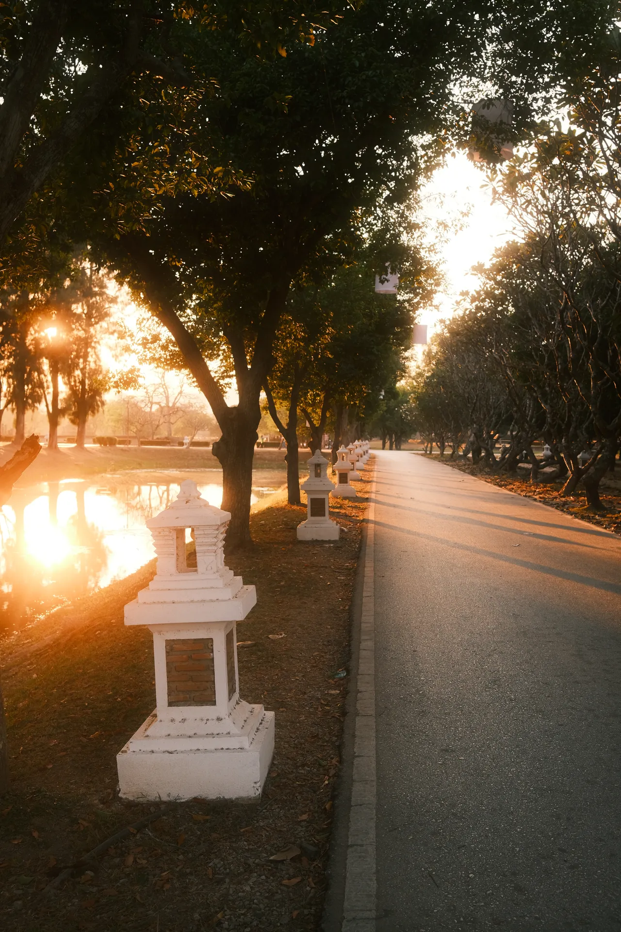 Sunset in the Historical Park